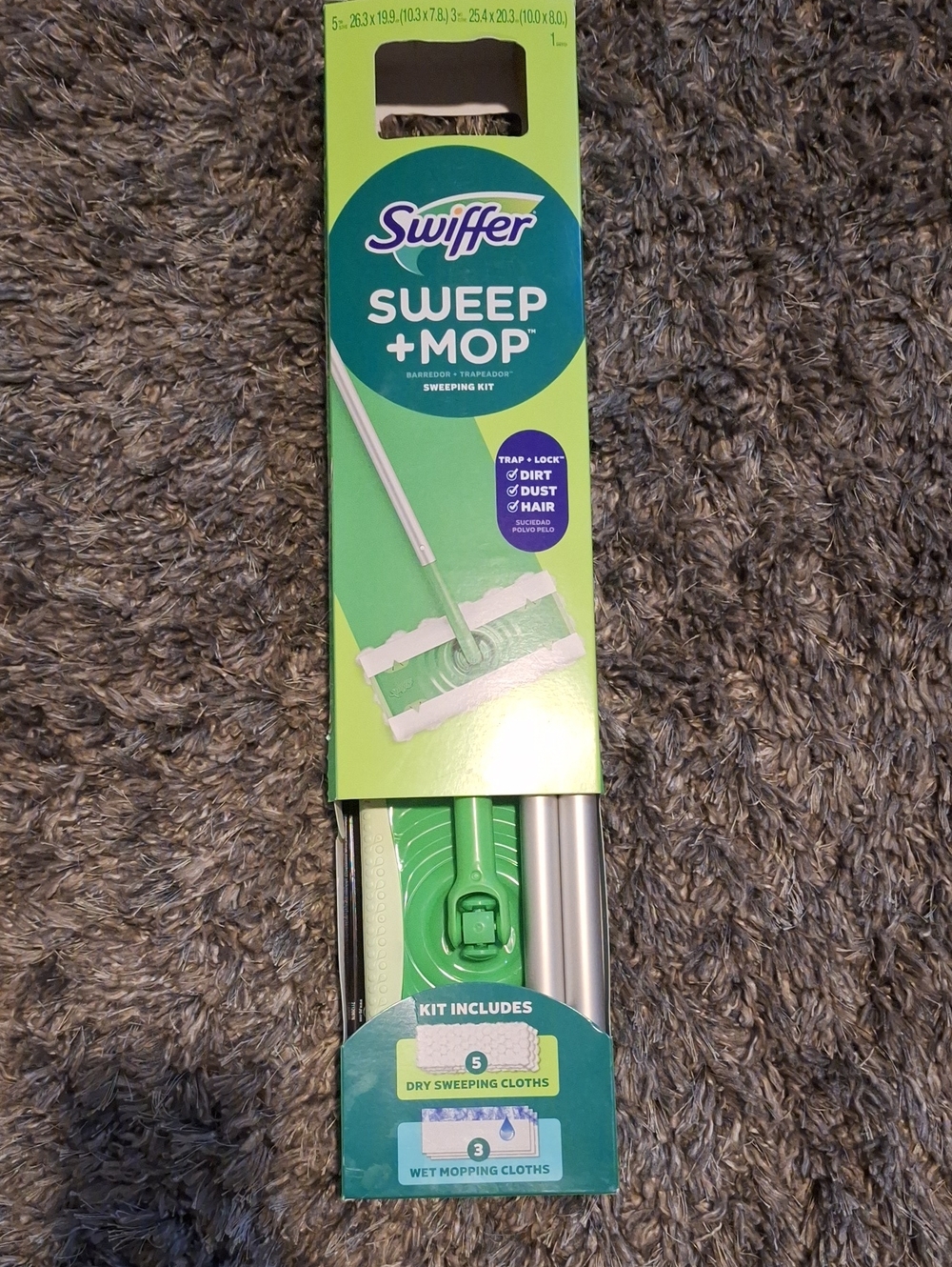 Swiffer Sweep + Mop Kit in Bright Green